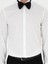 Erkek Beyaz Slim Fit Pamuk Karışımlı Manşetli Smokin Gömlek 50287298-VR013 6