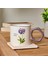 Kitchen Çiçek Desenli Kupa - Beyaz / Mor - 310 ml 1
