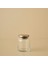 Turuncu Cam Kavanoz, 290 ml, şeffaf, metal kapaklı, dayanıklı ve şık tasarım 1