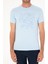 Erkek Açık Mavi Slim Fit Bisiklet Yaka T-shirt 50284843-VR003 6