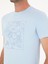Erkek Açık Mavi Slim Fit Bisiklet Yaka T-shirt 50284843-VR003 7