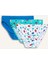 Erkek Çocuk Canavar Baskılı 3'lü Slip Külot E6879A825SP 1
