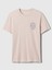 Erkek Pembe Gap Logo Grafikli T-Shirt 2