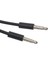 3.5 mm Erkek/erkek Siyah 4 Boğumlu Aux Stereo 1 Metre Kablo 1