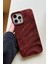 Apple iPhone 14 Pro Kılıf Parlak Kabartmalı Dalga Tasarımlı Desenli Mürdüm Darbe Emici Silikon Kapak 2