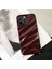 Apple iPhone 14 Pro Kılıf Parlak Kabartmalı Dalga Tasarımlı Desenli Mürdüm Darbe Emici Silikon Kapak 3