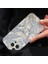 Apple iPhone 14 Pro Max Kılıf Parlak Hologramlı Kelebek Desenli Darbe Emici Kamera Korumalı Silikon 4