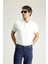 Polo Yaka Slim Fit Dar Kesim Nakışlı Süprem Pamuklu Tişört 1