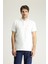 Polo Yaka Slim Fit Dar Kesim Nakışlı Süprem Pamuklu Tişört 3
