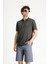 Polo Yaka Slim Fit Dar Kesim Nakışlı Süprem Pamuklu Tişört 1