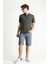 Polo Yaka Slim Fit Dar Kesim Nakışlı Süprem Pamuklu Tişört 2