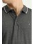 Polo Yaka Slim Fit Dar Kesim Nakışlı Süprem Pamuklu Tişört 5