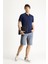 Polo Yaka Slim Fit Dar Kesim Nakışlı Süprem Pamuklu Tişört 2