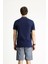 Polo Yaka Slim Fit Dar Kesim Nakışlı Süprem Pamuklu Tişört 5