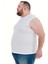 Erkek Büyük Beden Oversize Sıfır Kollu T-Shirt 3xl 4xl 5xl 6xl 7xl 8xl 9xl 2