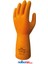 Korun Turuncu Lateks Kaplı Pamuk Astarlı Iş Eldiveni Gıda Ile Temasa Uygun Eldiven 9 Numara 1