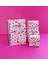Pembe Sakura 3'lü Mini Hediye Kutusu ve Dot Defter, Doodle Book Set 1