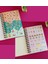 Pembe Sakura 3'lü Mini Hediye Kutusu ve Dot Defter, Doodle Book Set 3