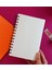 Kırmızı Sakura 3'lü Mini Hediye Kutusu ve Dot Defter, Doodle Book Set 3