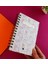 Kırmızı Sakura 3'lü Mini Hediye Kutusu ve Dot Defter, Doodle Book Set 4