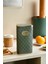 Gri ve Rose Gold Metal Çay Saklama Kavanozu 1,5 L, Şık ve Modern Tasarım 3