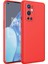 One Plus 9 Pro Kılıf Lansman Içi Kadife Kamera Korumalı Mara Silikon Kılıf - Kırmızı 1