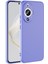 Huawei Nova 12S Kılıf Lansman Içi Kadife Kamera Korumalı Mara Silikon Kılıf-Lila 1