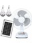 3 Kademeli Fan Vantilatör Ampul - Ledli - Solarlı Powerbank (5131) 1