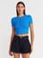 31647 Düğme Detaylı Crop Top-Saks 3