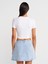 80585 Önü Fiyonklu Mini Denim Etek-Mavi 2