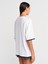 31894 Çift Görünümlü Oversize T-Shirt-Beyaz 2