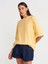 31894 Çift Görünümlü Oversize T-Shirt-Sarı 1