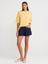 31894 Çift Görünümlü Oversize T-Shirt-Sarı 4