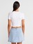 31647 Düğme Detaylı Crop Top-Beyaz 3