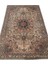 El Dokuma Eskitme Bünyan Halısı 198X298 Vintage Krem Yün Halı 1