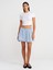 31647 Düğme Detaylı Crop Top-Beyaz 4