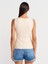 21001 Kayık Yaka Peplum Top-Taş 2