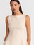 21001 Kayık Yaka Peplum Top-Taş 3