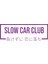 Slow Car Club Araba Sticker 17X17 cm Mor 1