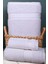 Beyaz Bukle Bordürlü 2'li Set 33x33, şık ve rahat kullanım için ideal seçenek 1