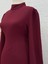Ebru Bağcıklı Krep ELBISE-PA9598 Bordo 3