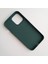 Apple iPhone 13 Pro 6.1 Uyumlu Lansman Içi Kadife Silikon Kılıf Haki Yeşil 2