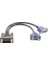 DVI To VGA Y Çoğaltıcı Çoklayıcı Switch Splitter Kablosu 1