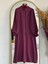 Irem Kolları Piliseli Yakma ELBISE-PA9548 Bordo 2