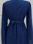 Ebru Bağcıklı Krep ELBISE-PA9598 Lacivert 5