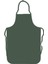 Haki Yeşil Askılı Lamineli Mutfak Bulaşık Önlüğü 50x100 cm, Suni Deri 1