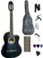Sap Ayarlı Orta Kalite 4/4 Klasik Gitar Seti Kesik Kasa 1