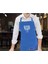 Kişiye Özel Mavi Tarihli Bar Tasarımlı Profesyonel Mutfak Önlüğü, 77x150 cm 1