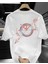 Kırmızı Mavi Pusula Baskılı Özel Tasarım Oversize Tshirt 1