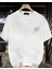 Kırmızı Mavi Pusula Baskılı Özel Tasarım Oversize Tshirt 2